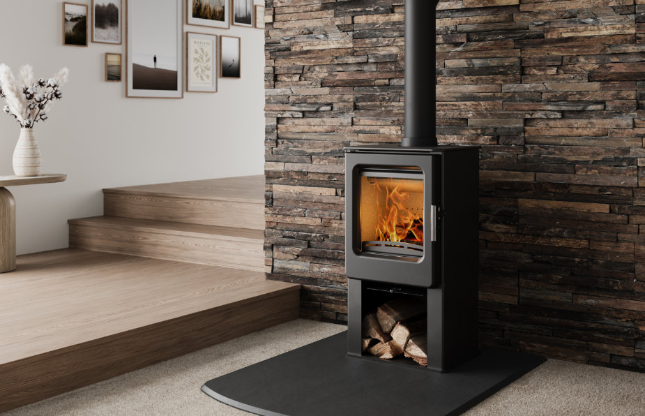 Ashcott Logstore by Mendip Stoves