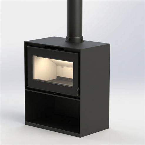 Picture of Dinder 60 Freestanding, Log store & Wall Hung