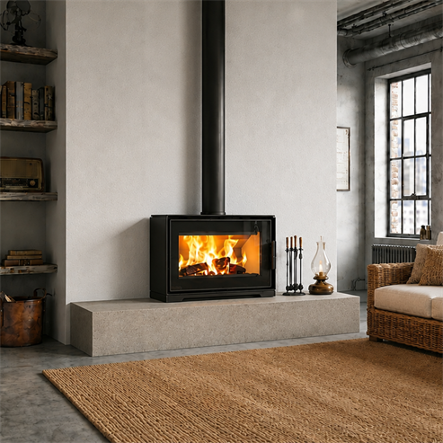 Picture of Dinder Freestanding, Log store & Wall Hung 80
